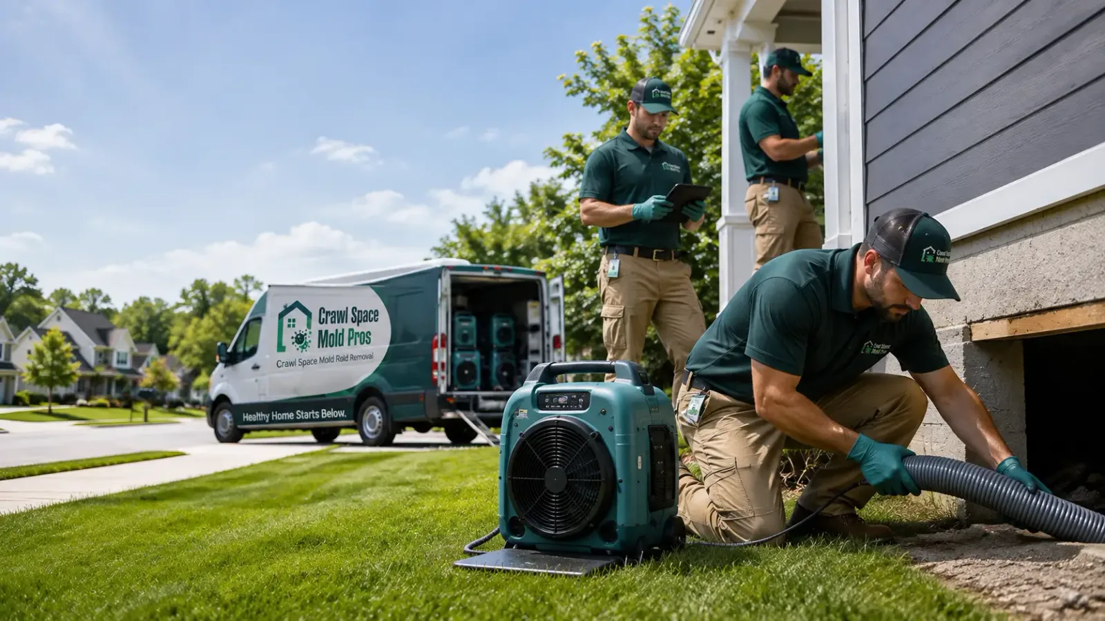 Crawl Space Mold Removal in Kersey, PA